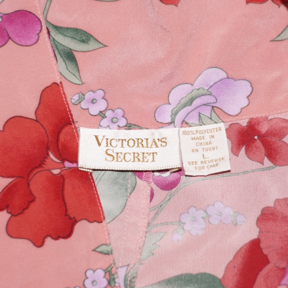 Vintage Victoria's Secret floral pajama top - Picture 4 of 4